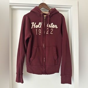 Hollister zip up hoodie